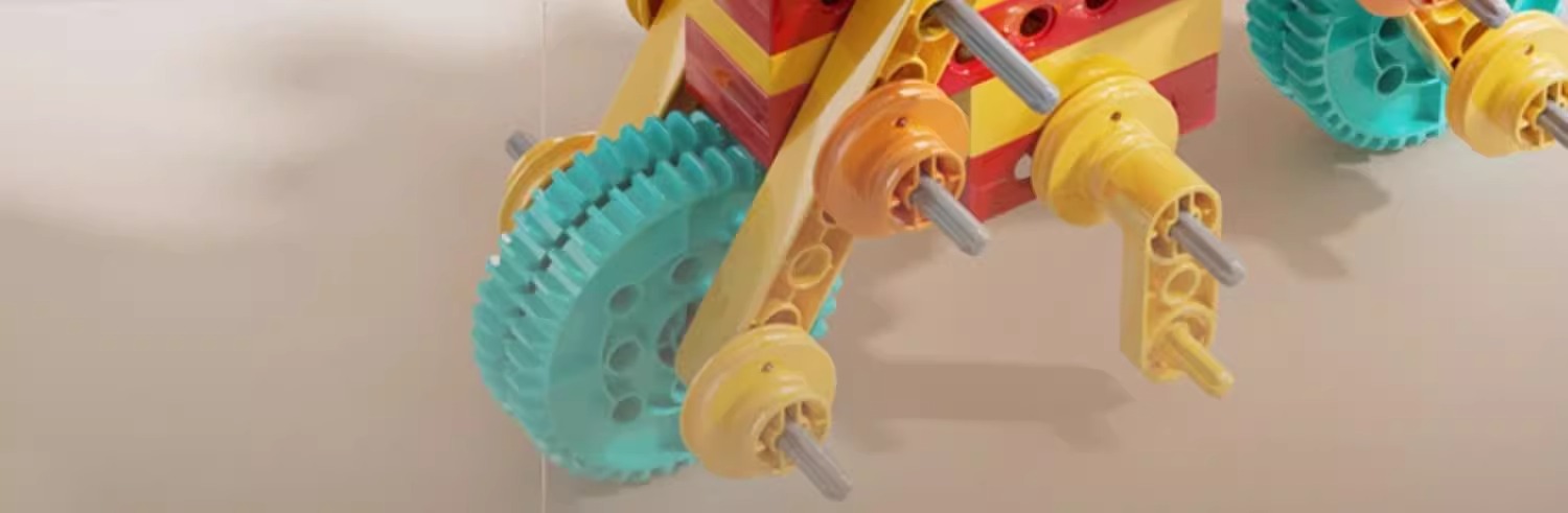 编程积木大颗粒机械齿轮电动科教遥控儿童玩具拼装益智礼物3-6岁(图11)