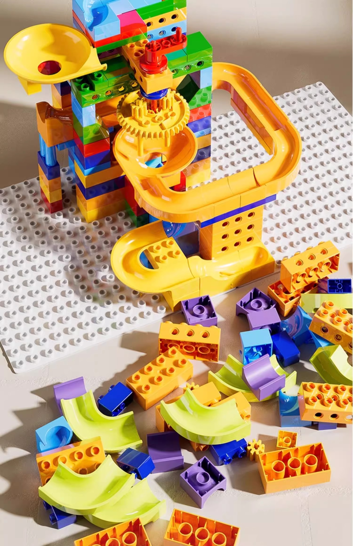 编程积木大颗粒机械齿轮电动科教遥控儿童玩具拼装益智礼物3-6岁(图18)