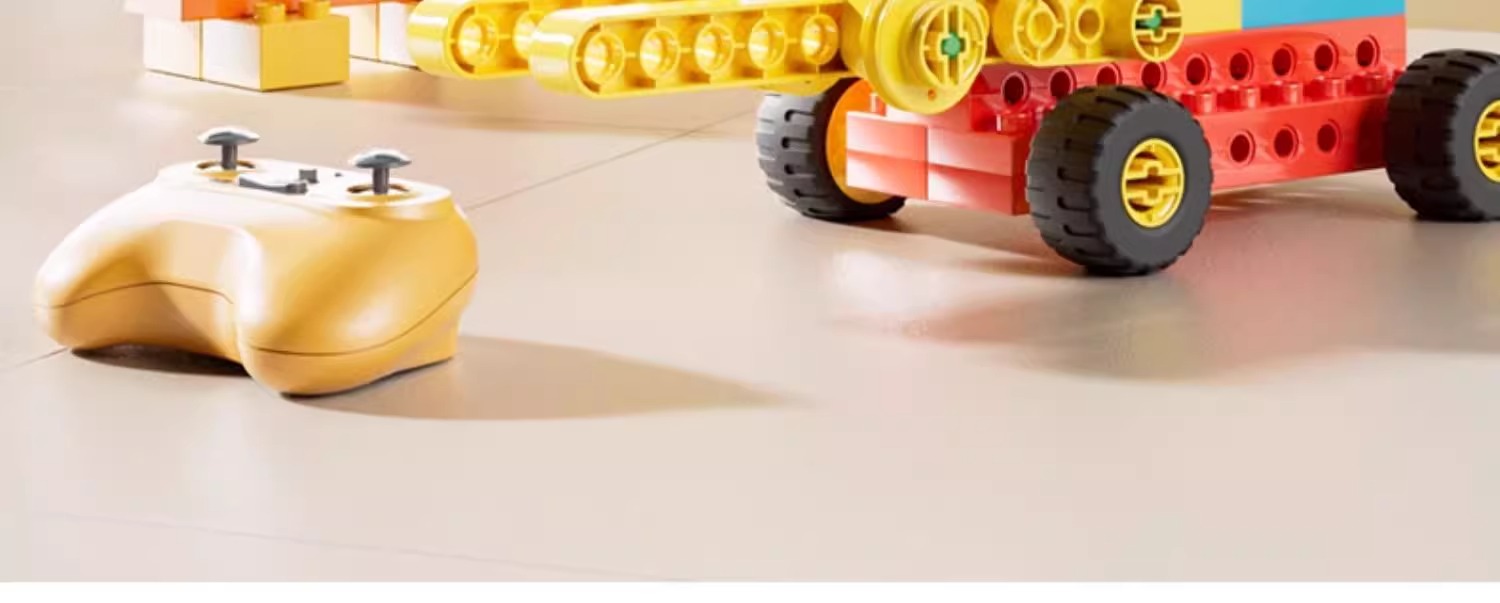 编程积木大颗粒机械齿轮电动科教遥控儿童玩具拼装益智礼物3-6岁(图27)