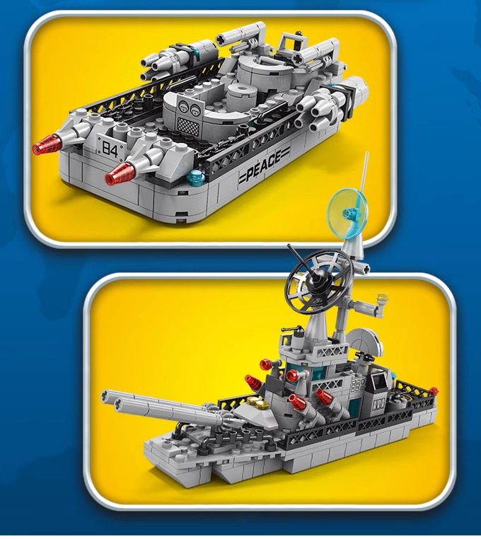 航空母舰积木拼装益智玩具高难度男孩8-12岁军舰模型儿童拼图(图11)