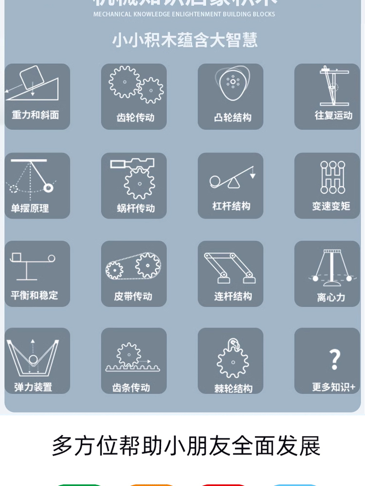 可编程机器人电动积木9686科教少儿益智机械拼装男孩玩具儿童礼物(图6)