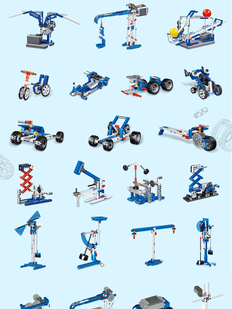 可编程机器人电动积木9686科教少儿益智机械拼装男孩玩具儿童礼物(图9)