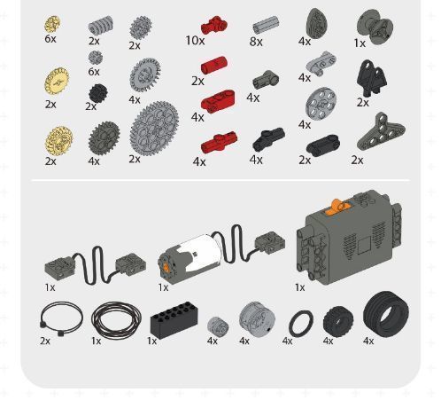 编程机器人积木9686科教积木教具套装齿轮电动益智玩具(图34)