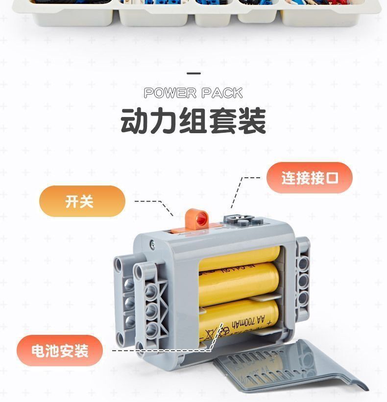 编程机器人积木9686科教积木教具套装齿轮电动益智玩具(图13)