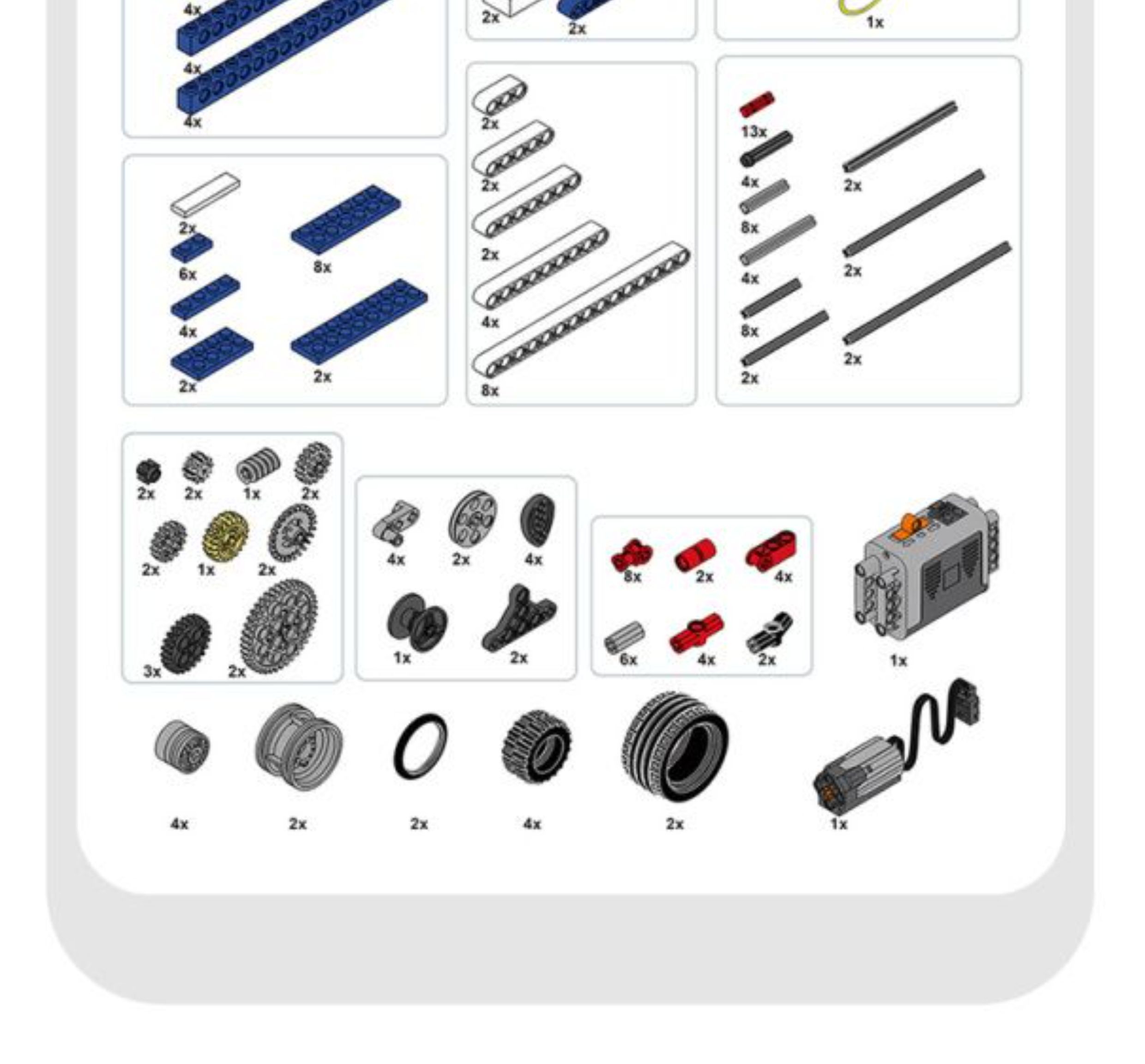 编程机器人积木小颗粒9686拼装电动马达教具STEM套装教材电动玩具(图25)
