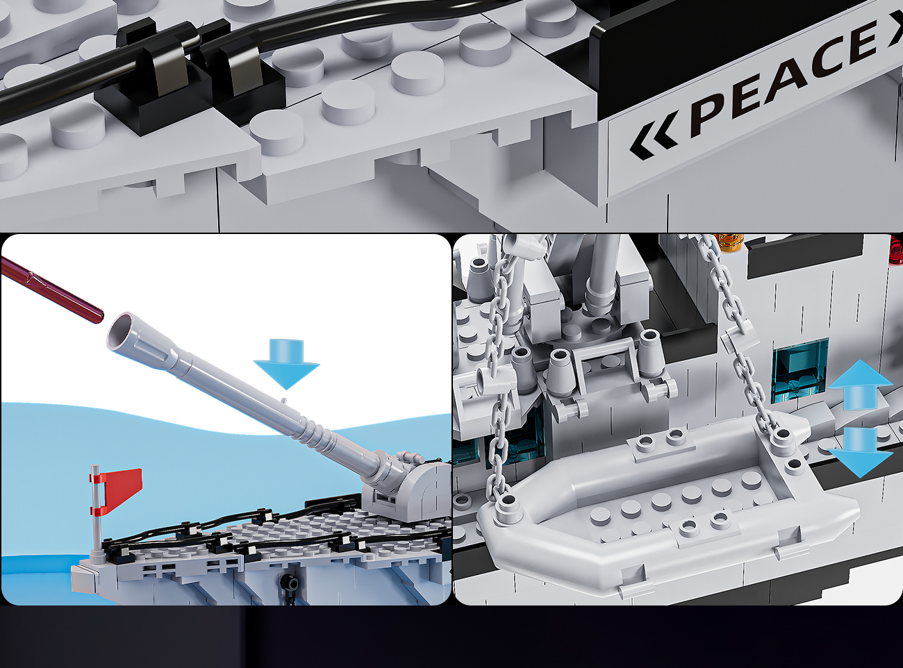 2025年新款航空母舰积木拼图男孩子益智拼装玩具新年8礼物6到12岁(图11)
