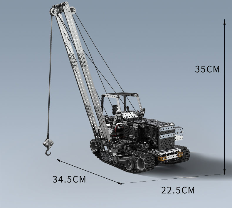 成年高难度积木拼装玩具益智10岁以上大人精密机械智力3d金属模型(图16)