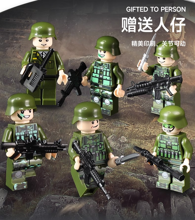 中国99A坦克巨大型装甲车军事积木益智拼装儿童玩具男童生日礼物(图13)