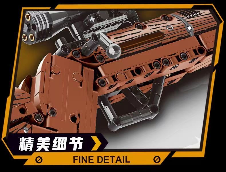 积木枪95式步枪可射击枪械98k黑科技8-12岁男孩拼装玩具儿童礼物(图7)