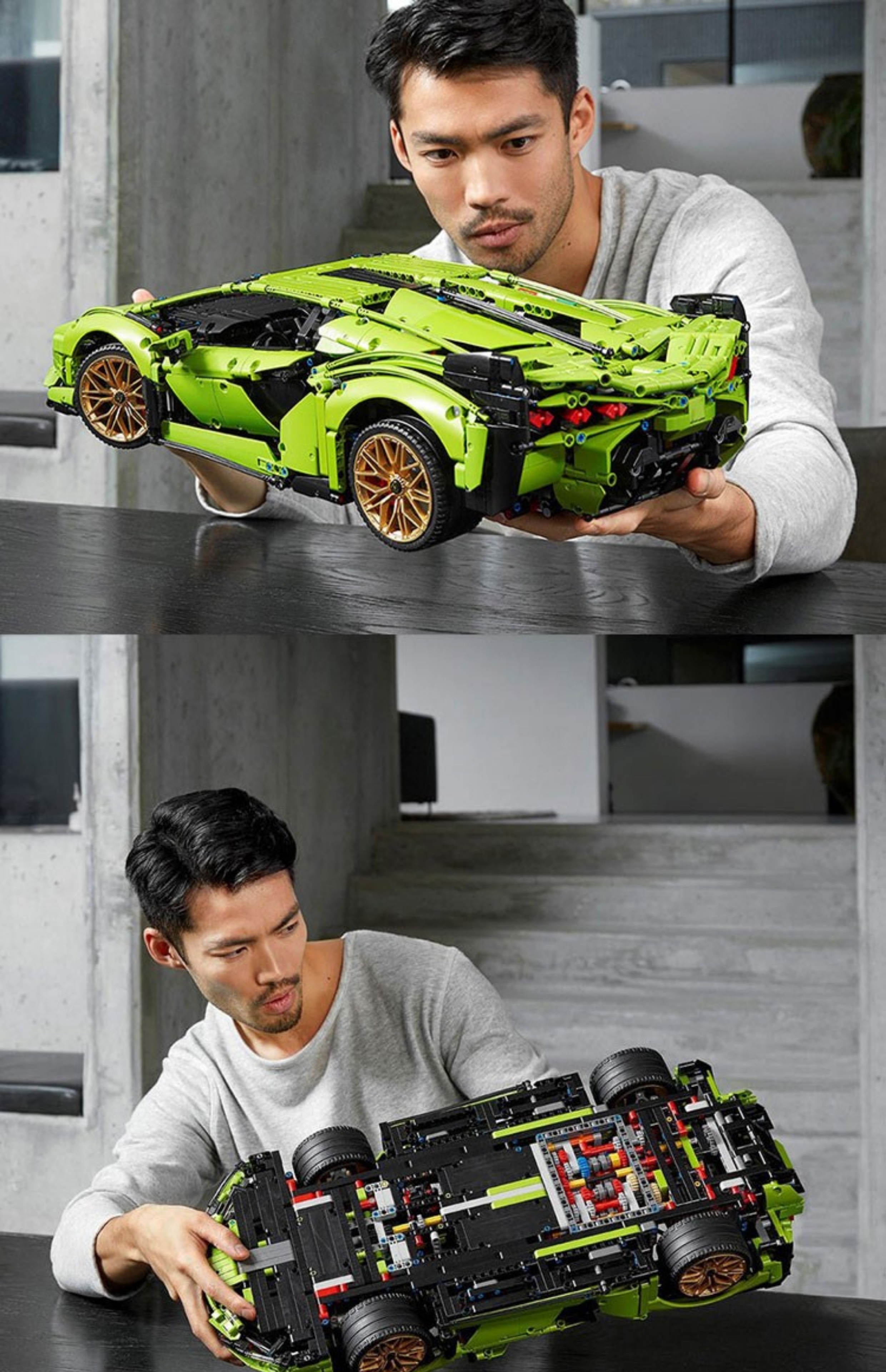 兰博基尼积木拼装益智玩具男孩子系列儿童生日礼物汽跑车 6岁以上(图16)