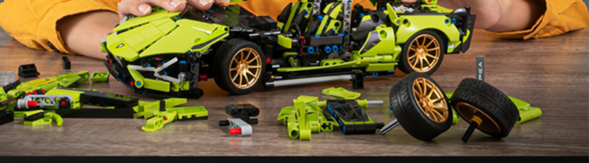 兰博基尼积木拼装益智玩具男孩子系列儿童生日礼物汽跑车 6岁以上(图7)