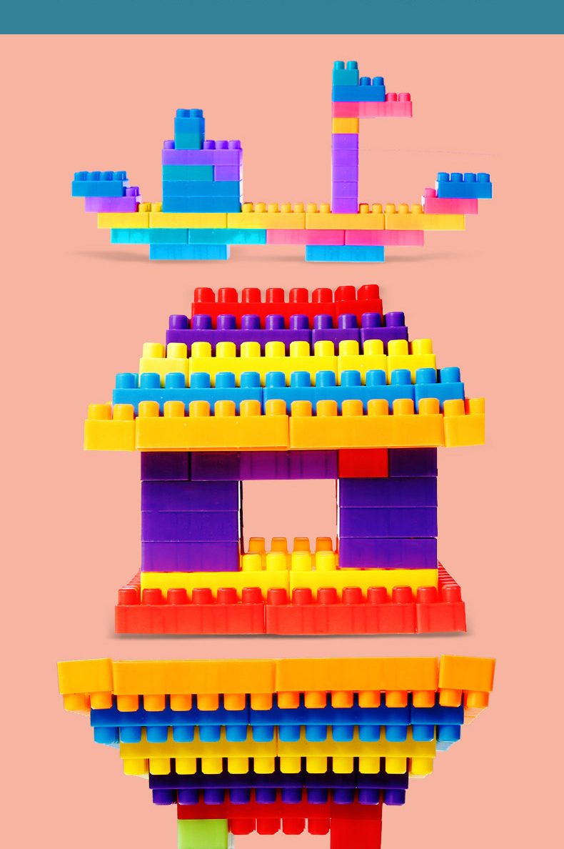 儿童积木3-6周岁塑料拼装玩具女孩2男孩子宝宝5益智力4拼插小火车(图14)