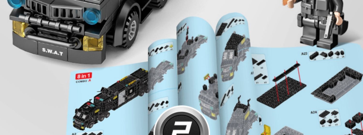 特警察积木益智拼系列汽车变形机器人金刚儿童男孩子玩具生日礼物(图15)