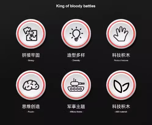 坦克积木拼装玩具男孩益智汽车模型儿童军事拼图礼物6-14岁(图3)