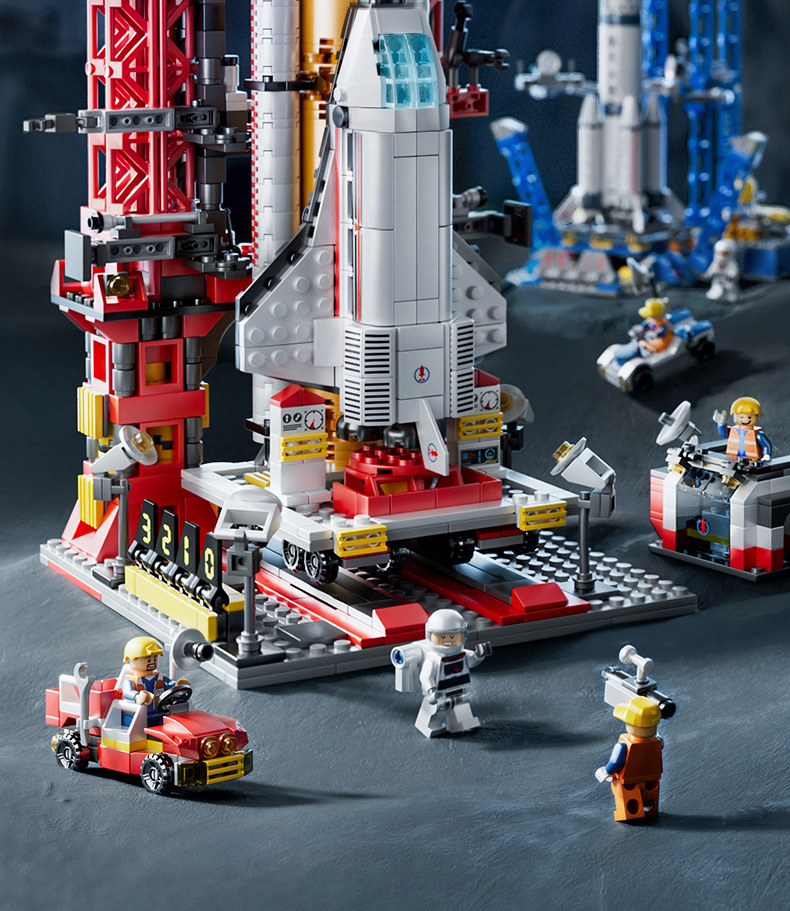 2025中国航天飞船神州火箭飞机模型拼装儿童积木男孩玩具生日礼物(图7)