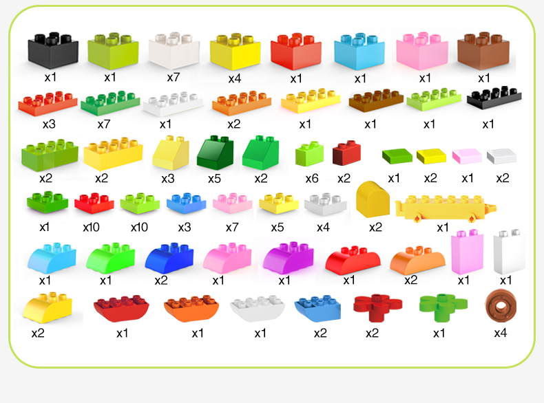费乐大颗粒拼装益智宝宝大号块儿童积木益智力动脑玩具男孩女孩(图23)