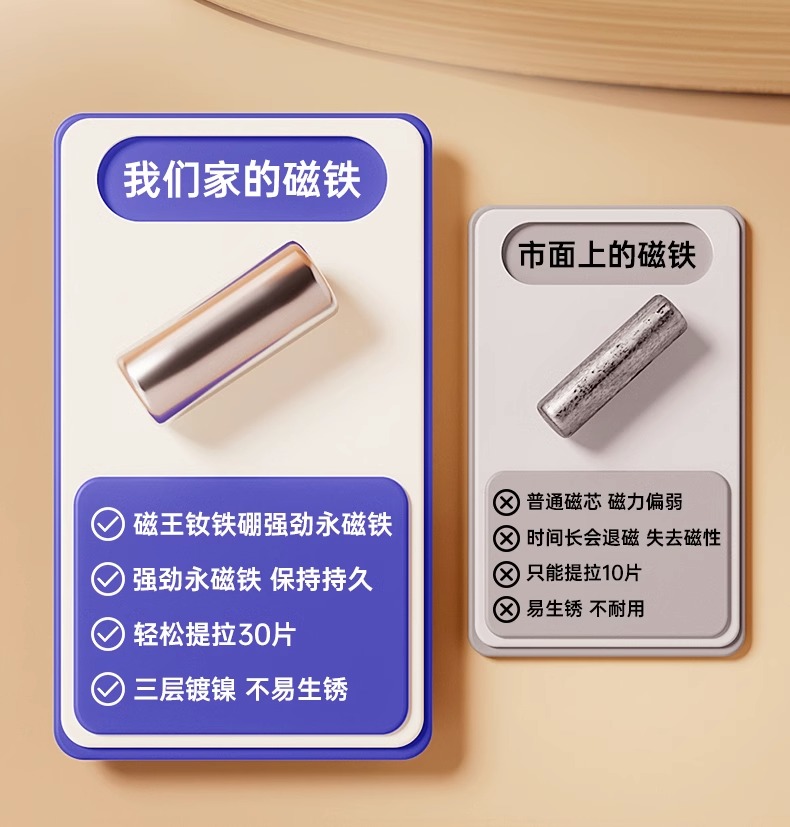 磁力片儿童益智积木磁铁吸铁石贴拼图男孩女孩子益智拼装磁性玩具(图8)