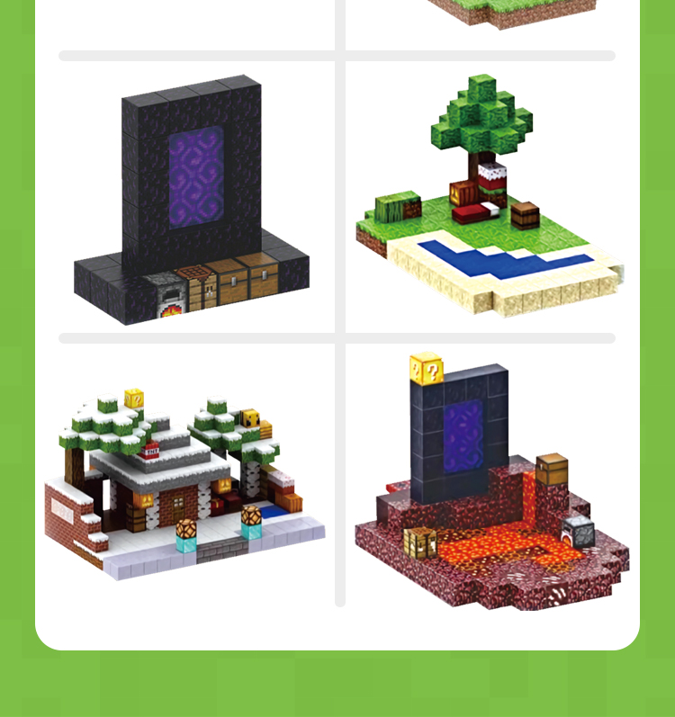 我的世界磁力方块吸铁石迷你世界磁铁积木儿童礼物磁吸益智玩具(图14)