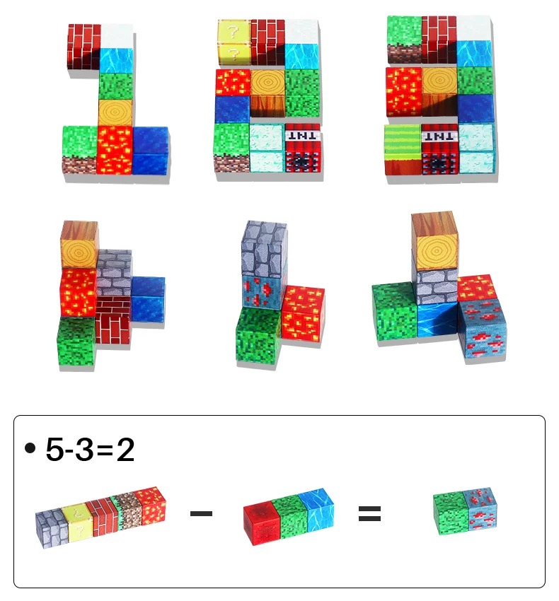 MC我的世界磁力方块积木益智玩具3到6岁拼图2025新款儿童礼物拼装(图16)