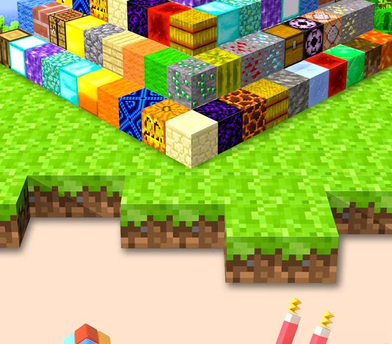 我的世界2025新款磁力方块磁铁拼装积木儿童全套模型益智磁吸玩具(图2)