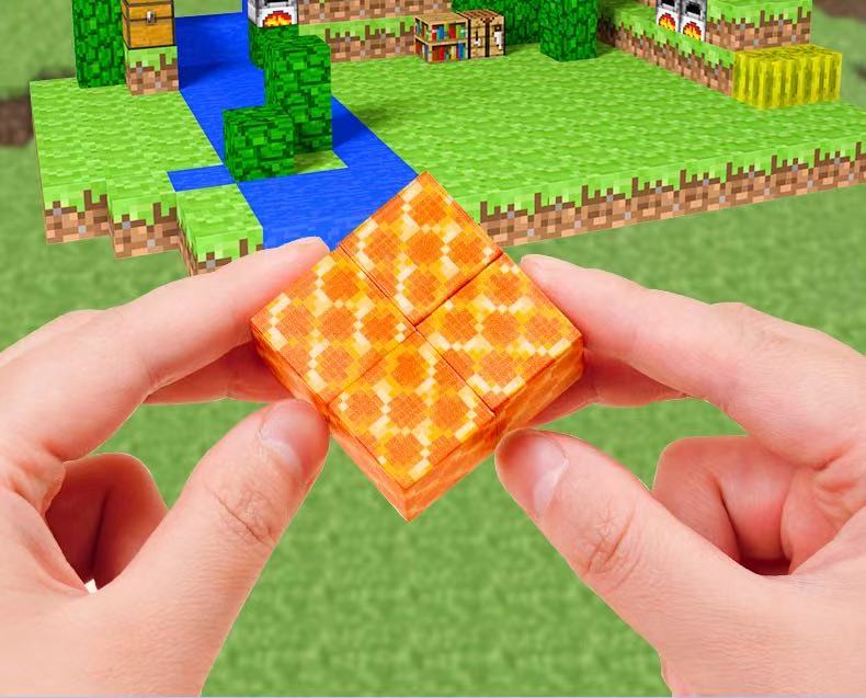 我的世界2025新款磁力方块磁铁拼装积木儿童全套模型益智磁吸玩具(图15)