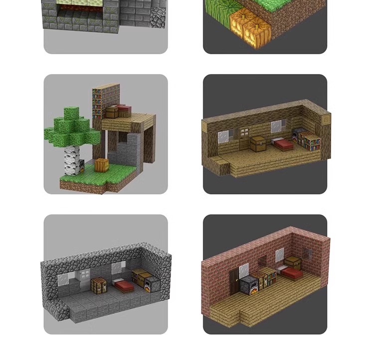 2025新款我的世界磁力方块磁铁积木儿童益智拼装磁吸玩具全套模型(图15)