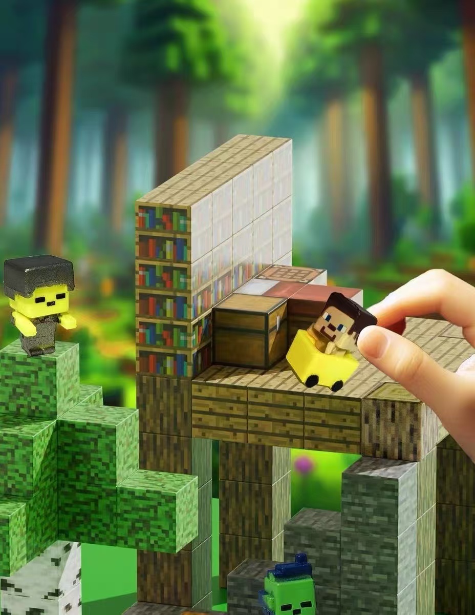 我的积木玩具世界磁力方块磁吸铁石拼搭迷你儿童益智拼装男孩礼物(图7)