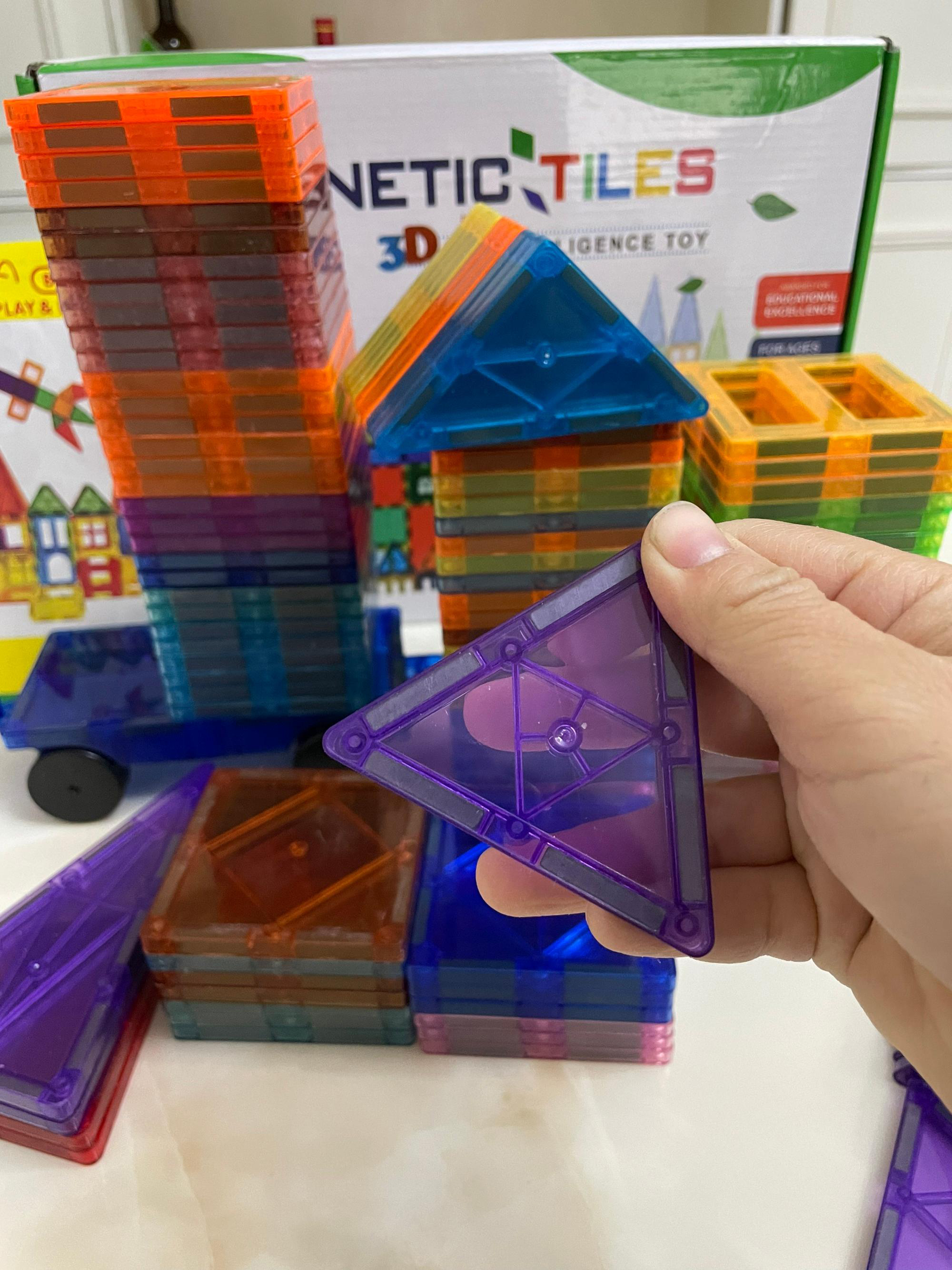 科贝熊】强磁大号磁力片儿童益智玩具磁力生日礼物磁力贴积木拼装(图9)