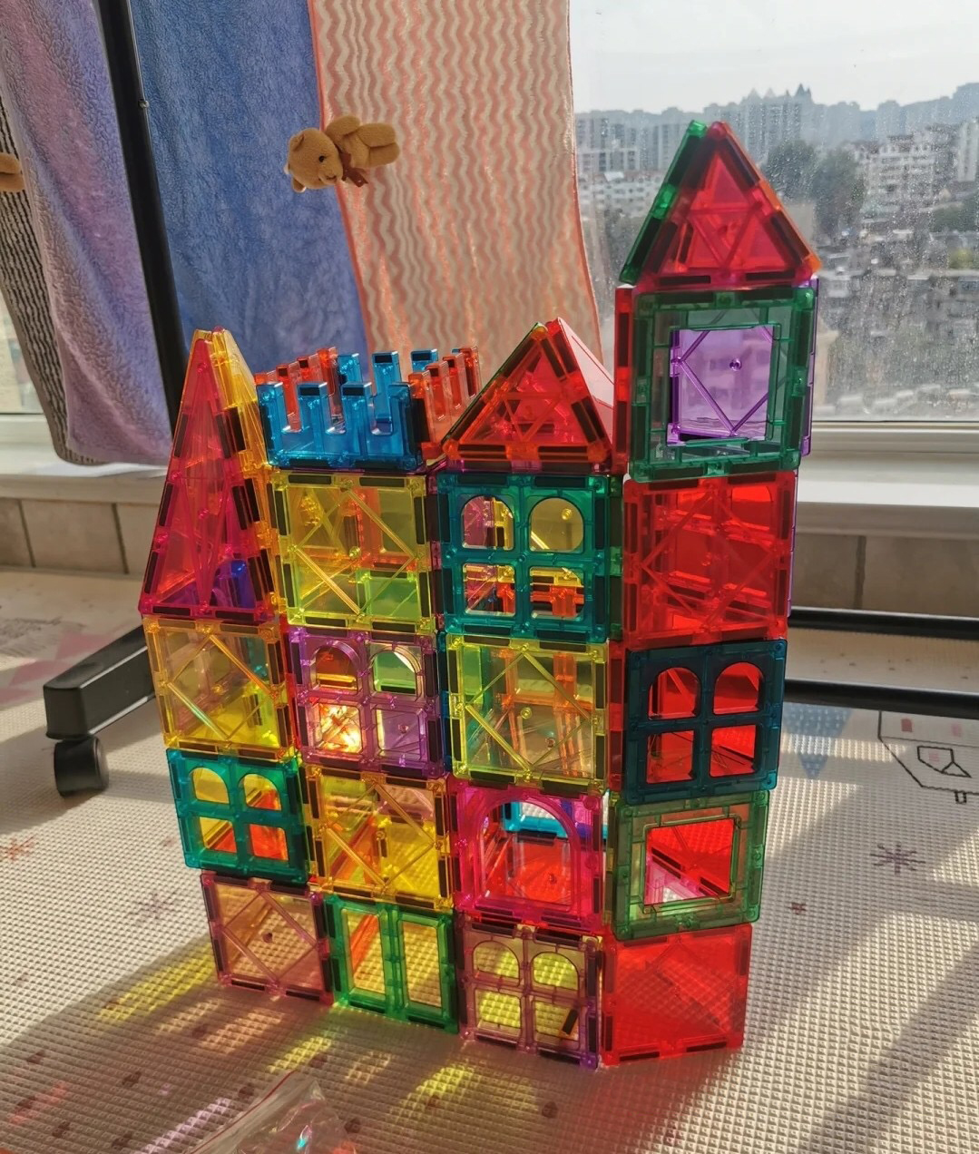 科贝熊】强磁大号磁力片儿童益智玩具磁力生日礼物磁力贴积木拼装(图7)