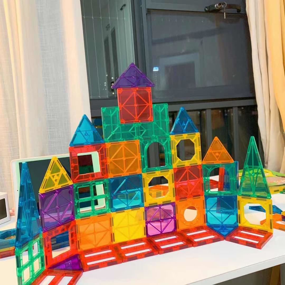 科贝熊】强磁大号磁力片儿童益智玩具磁力生日礼物磁力贴积木拼装(图8)