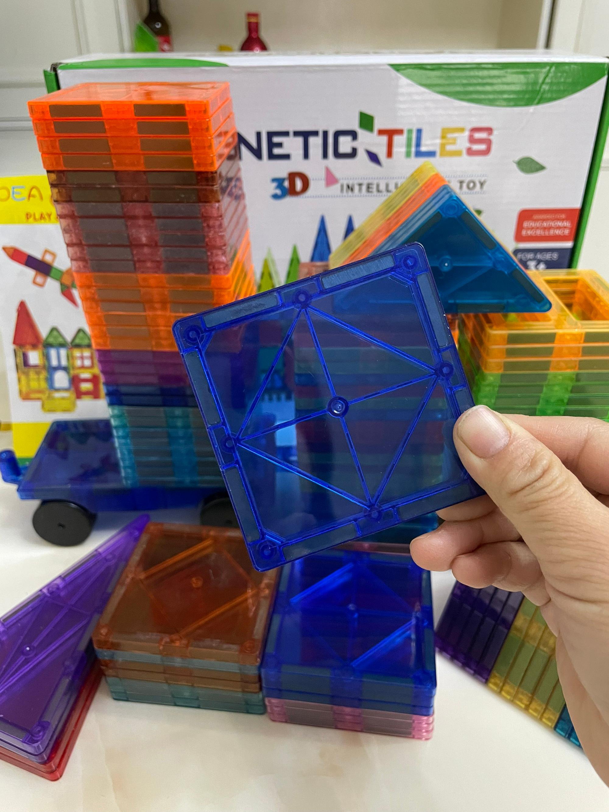 科贝熊】强磁大号磁力片儿童益智玩具磁力生日礼物磁力贴积木拼装(图10)