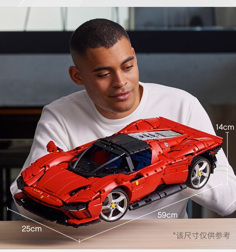 积木法1拉力SP3跑车高难度拼装巨大型模型遥控赛车男孩玩具礼物(图3)