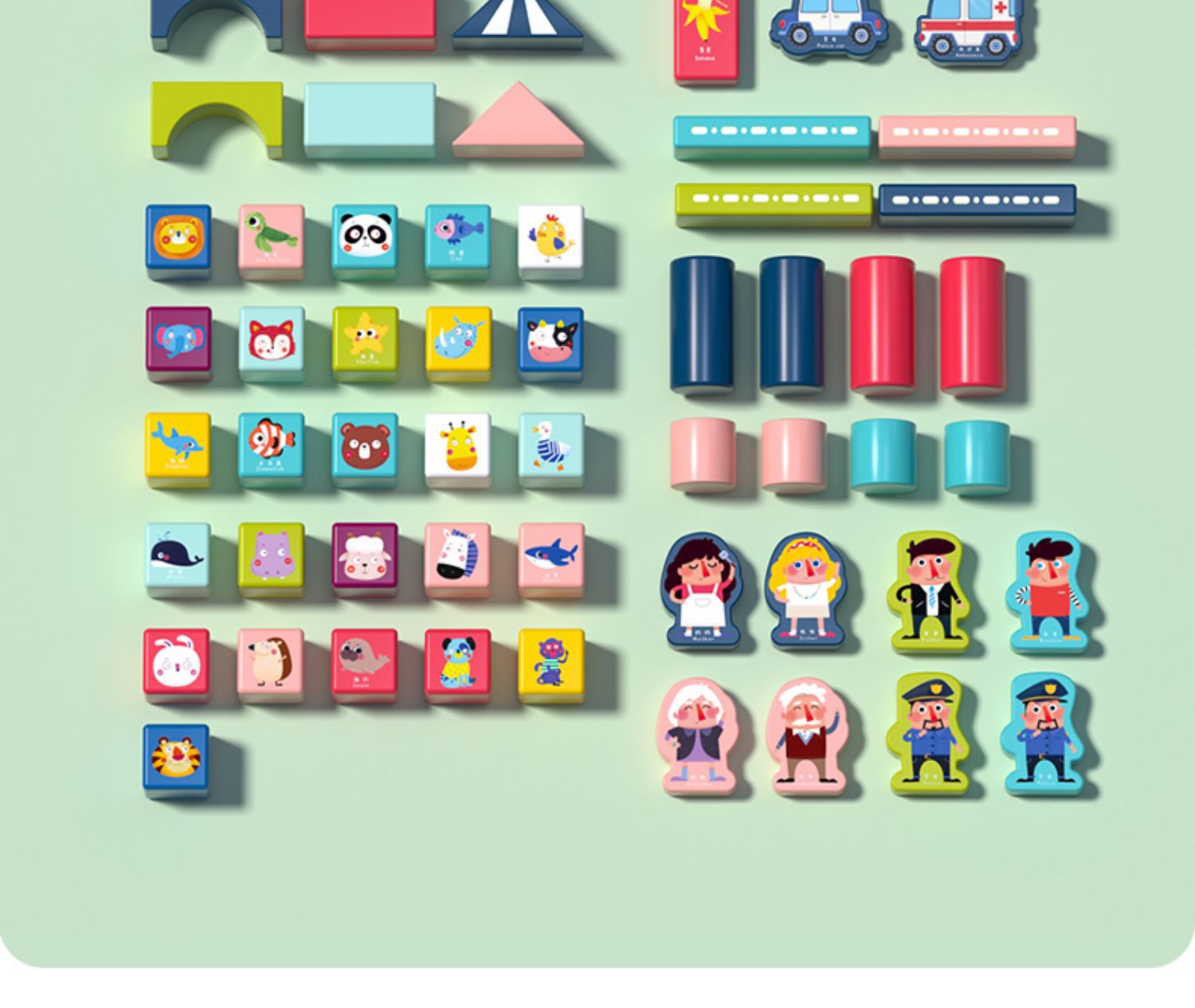 木头积木拼装益智婴儿童玩具1一2岁3女孩6男孩实木大颗粒宝宝早教(图17)