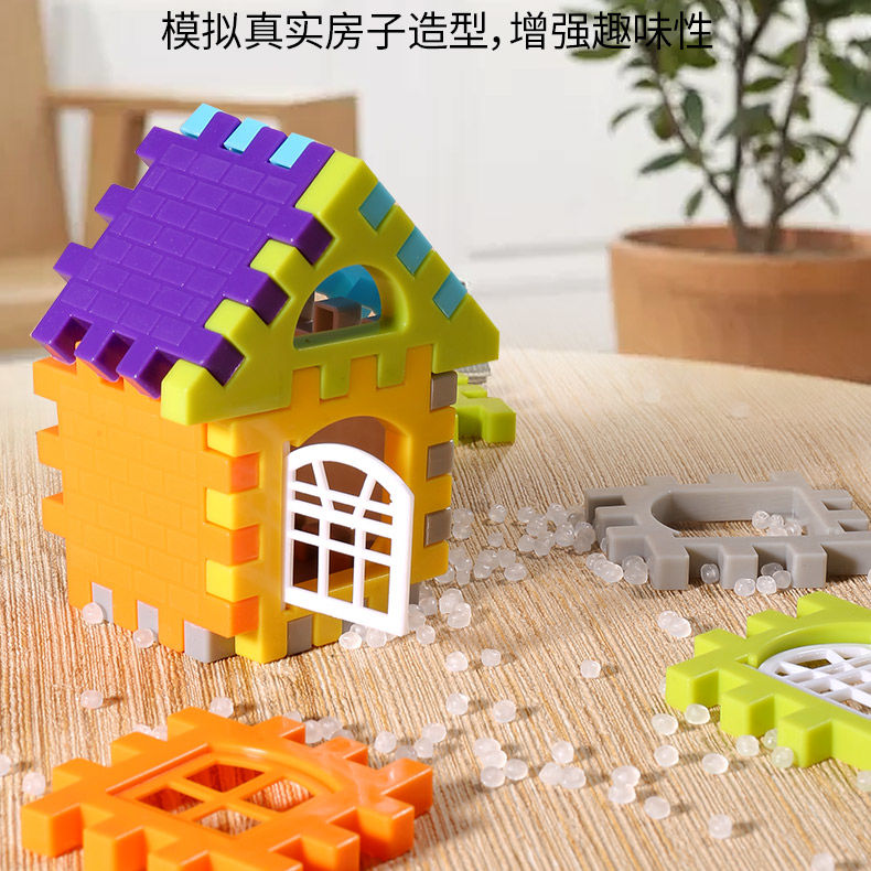 新款大号diy房子积木超厚益智儿童玩具男女宝宝过家家礼物3D方块(图8)