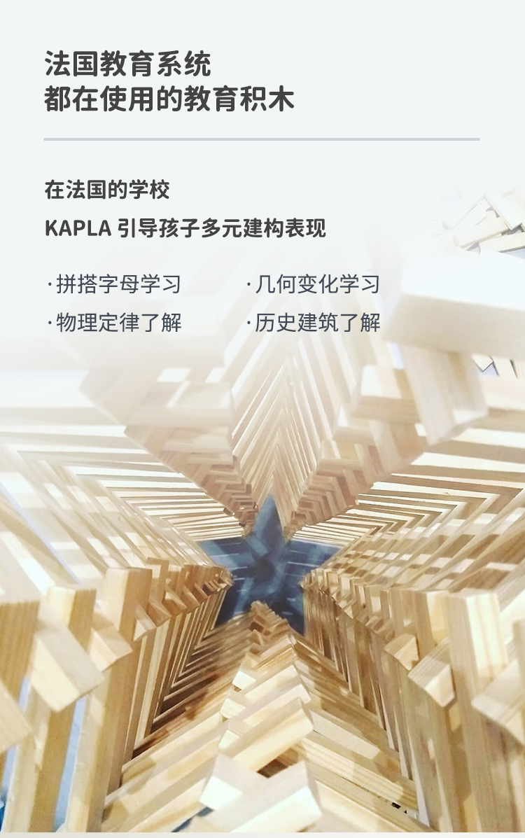法国kapla积木拼搭启蒙儿童益智玩具建构片空间大师思维训练教具(图10)