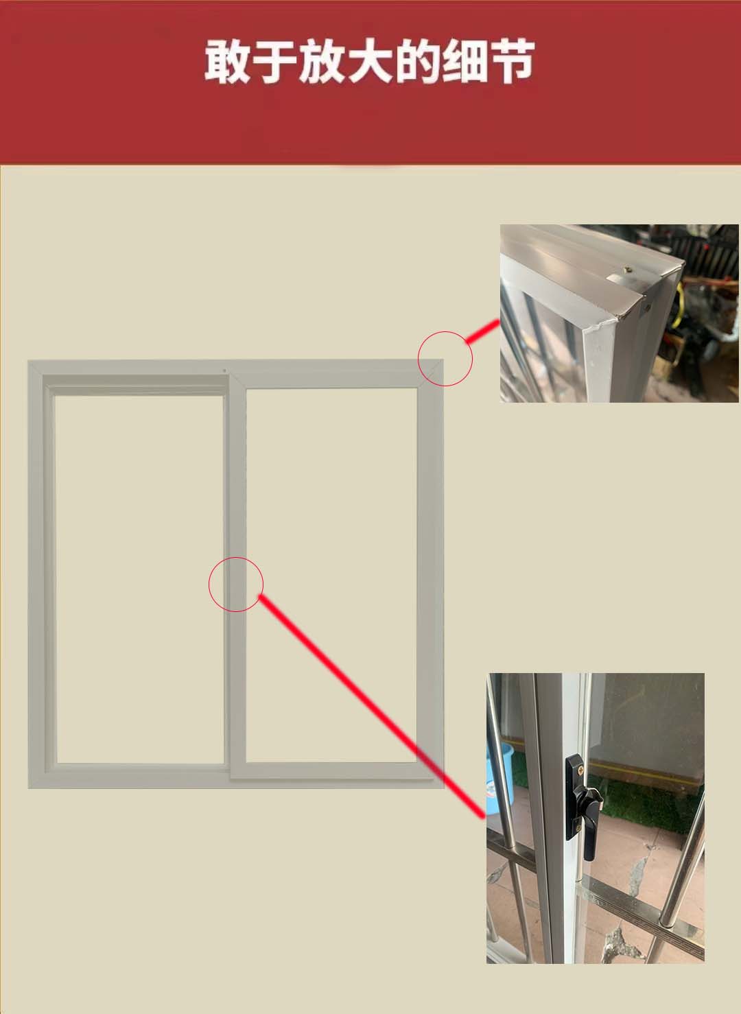 塑钢窗集装箱活动房塑钢快拼箱窗拼装箱彩钢板打包箱塑钢窗(图2)