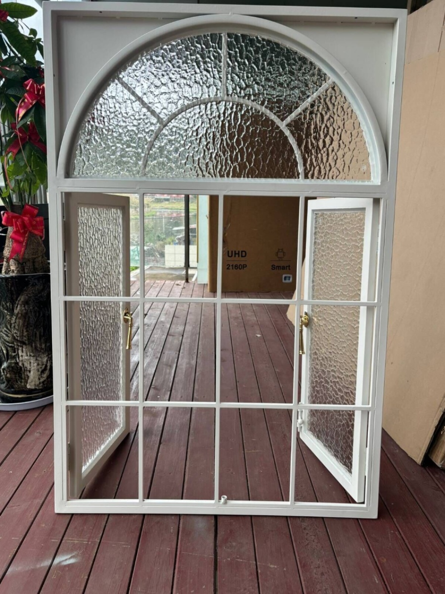 法式窗户塑钢窗户室内窗户三层隔音玻璃窗户铁窗卧室窗户内窗白色(图3)