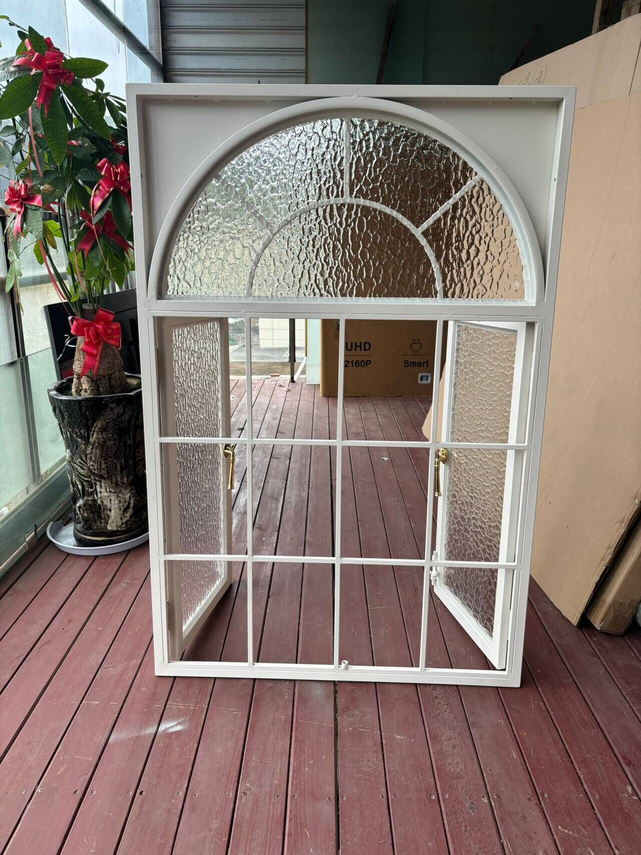 法式窗户塑钢窗户室内窗户三层隔音玻璃窗户铁窗卧室窗户内窗白色(图8)