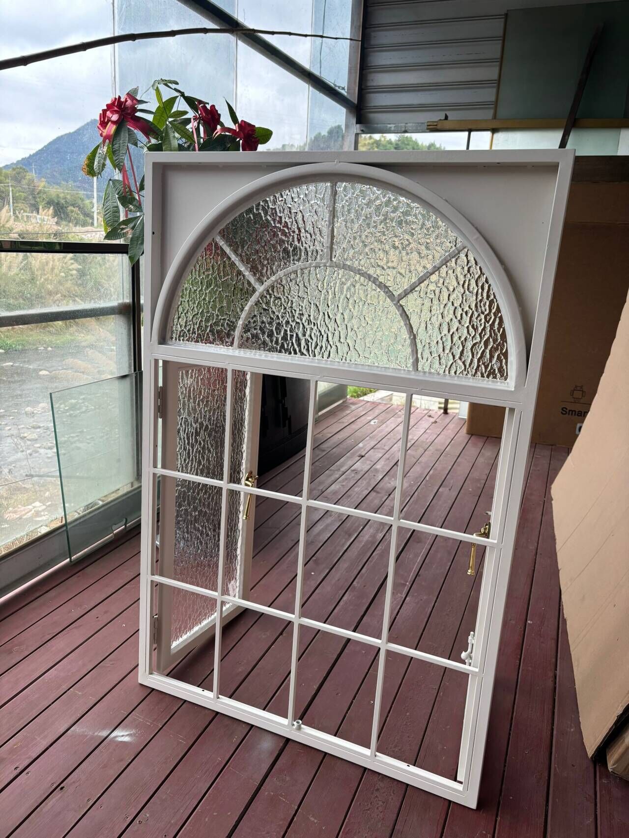 法式窗户塑钢窗户室内窗户三层隔音玻璃窗户铁窗卧室窗户内窗白色(图9)