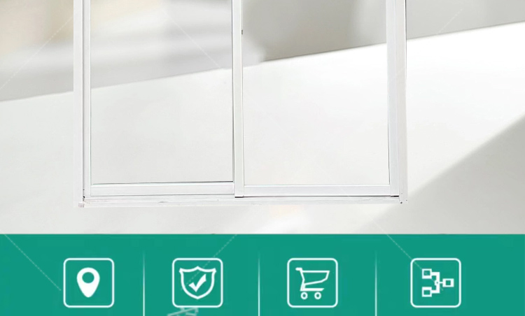 户外塑钢窗原头工厂集装箱厂房宿舍民宿工地自建房专用定制简装窗(图2)