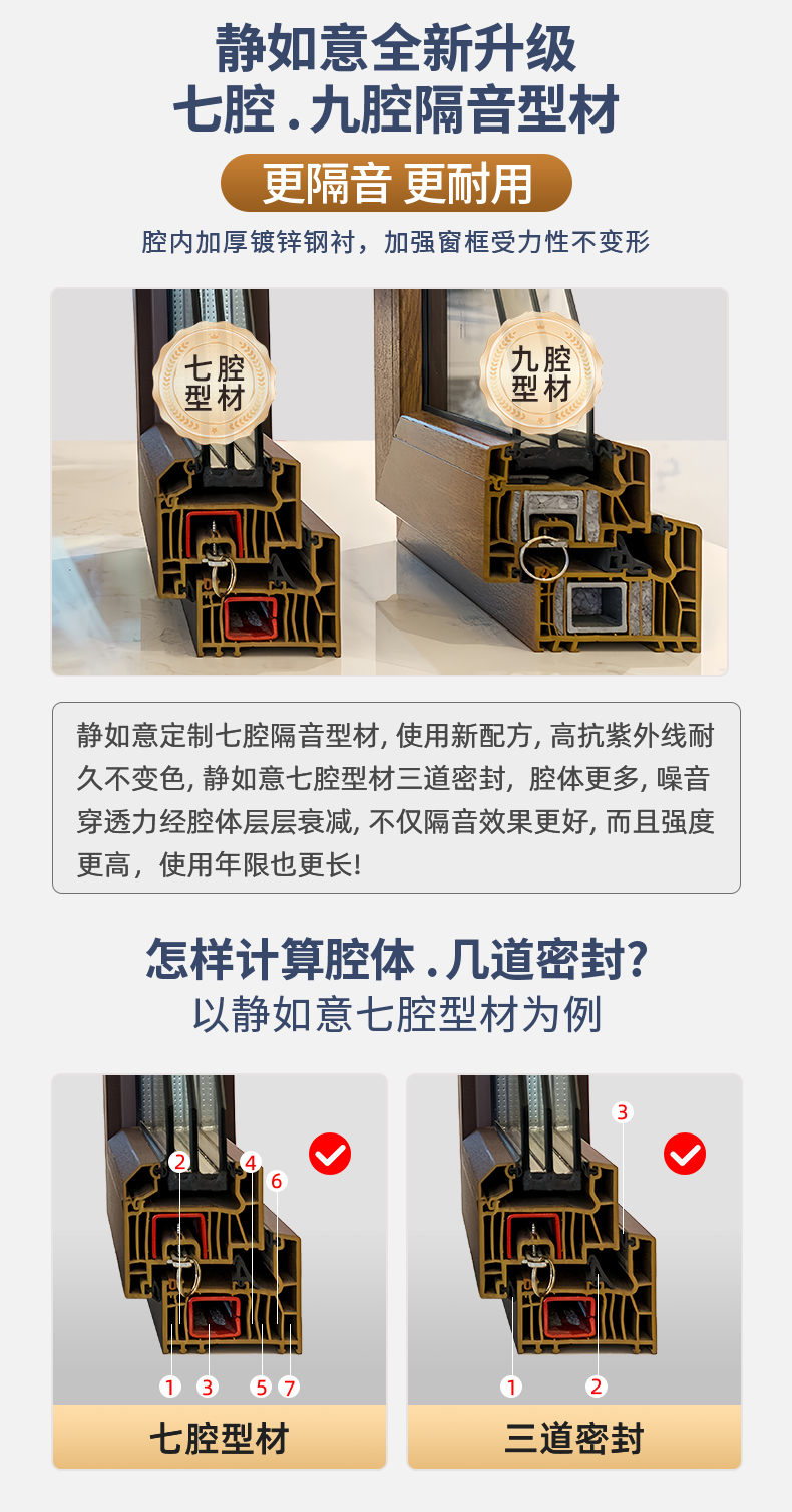 成都本地 隔音玻璃窗户三层 pvb夹胶真空隔音窗临街卧室加装神器(图13)