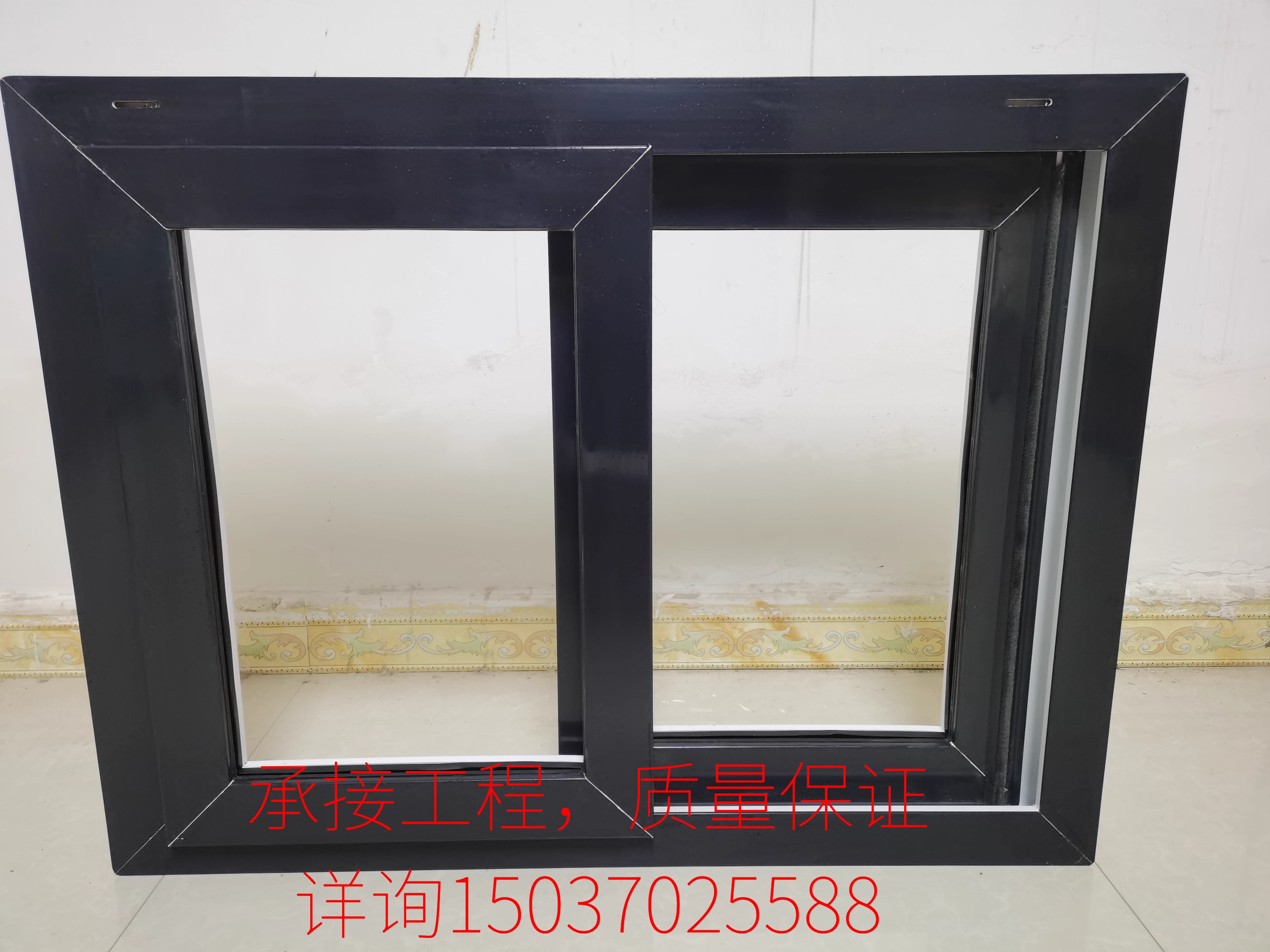 塑钢推拉门窗老式窗推拉窗塑料窗隔音保暖定制门窗小窗户加工定做(图6)
