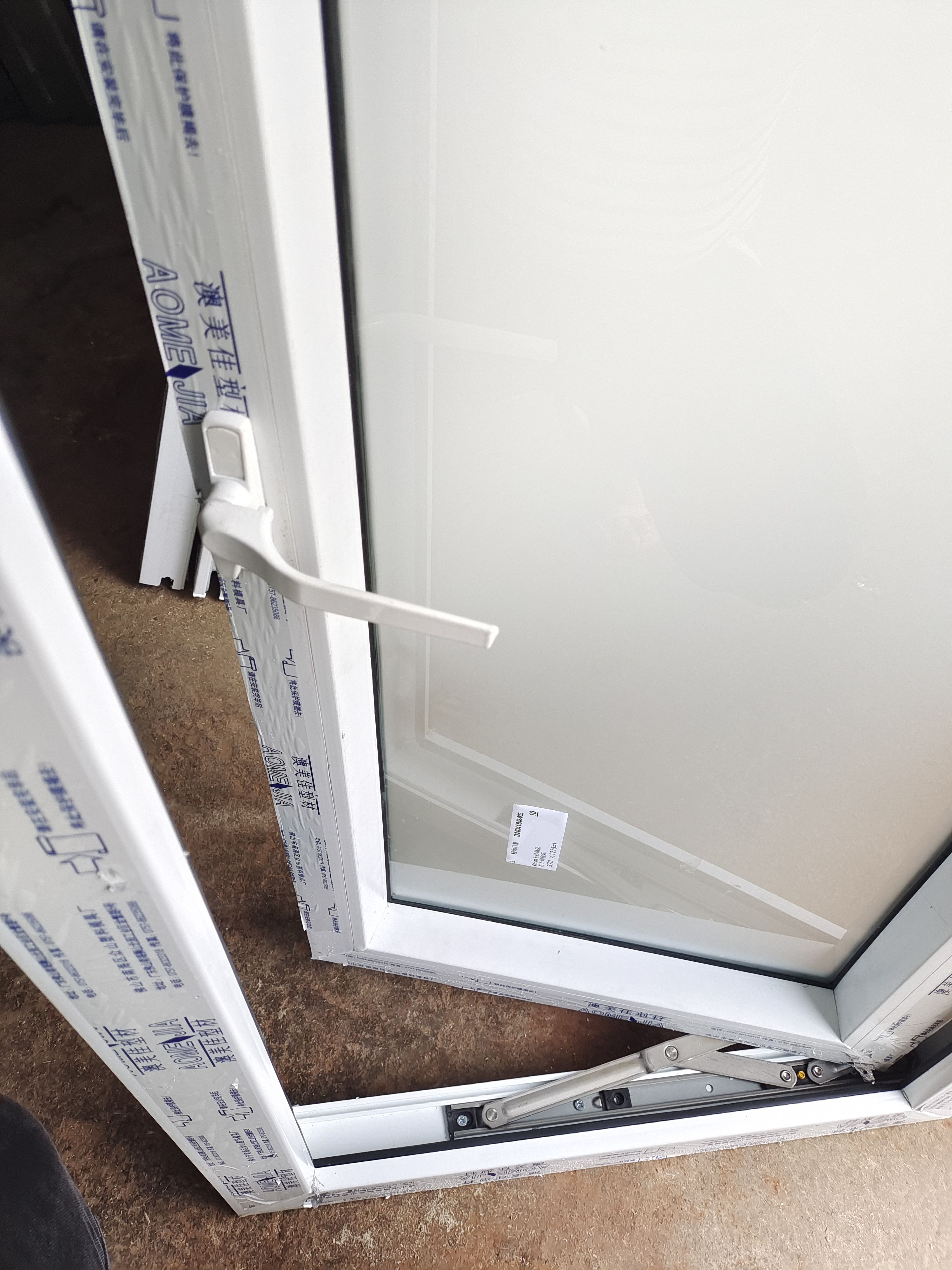 广东佛山厂家直销塑钢推拉窗平开窗纱窗定制尺寸工厂宿舍出租房用(图7)