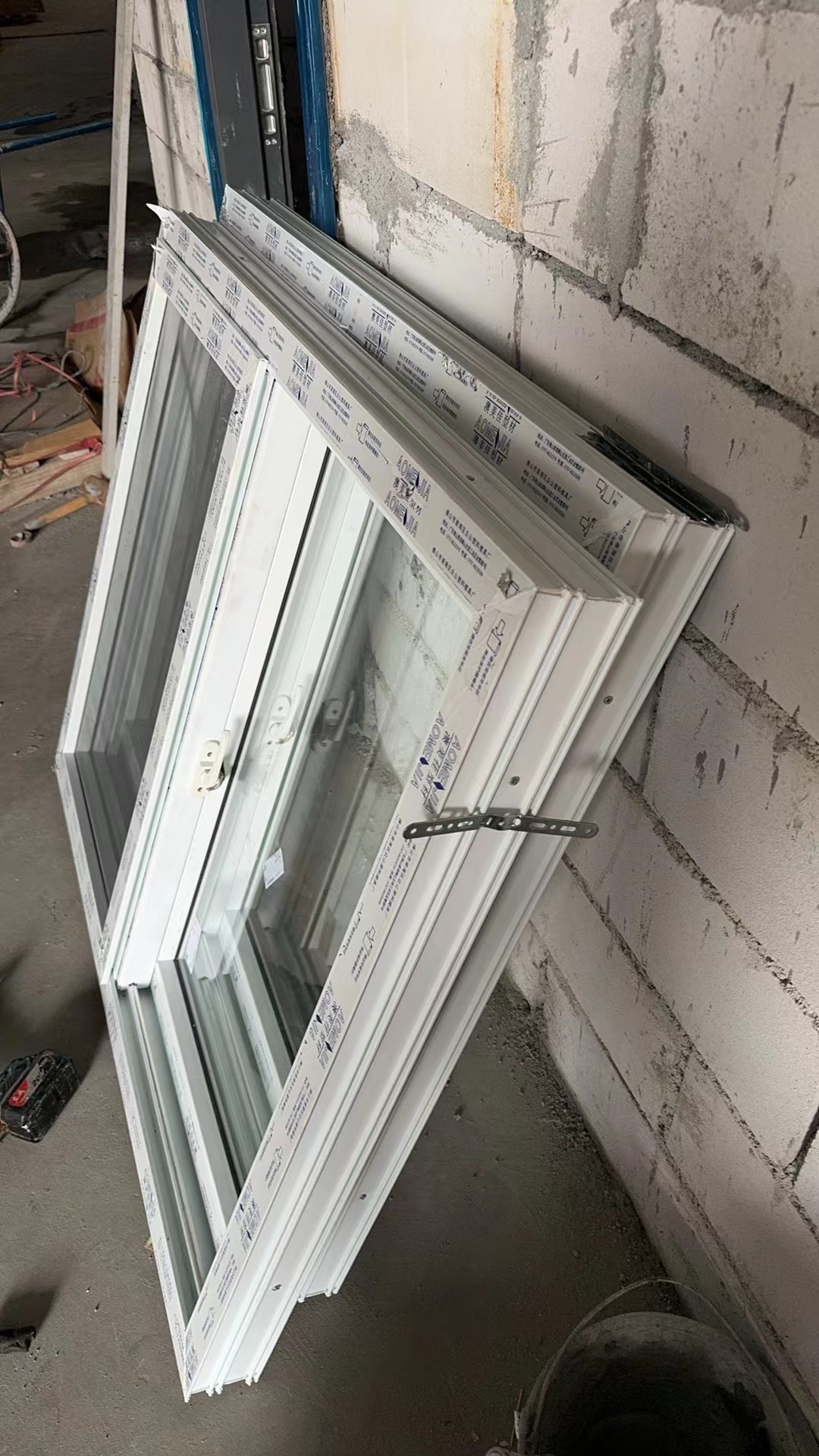 广东佛山厂家直销塑钢推拉窗平开窗纱窗定制尺寸工厂宿舍出租房用(图13)