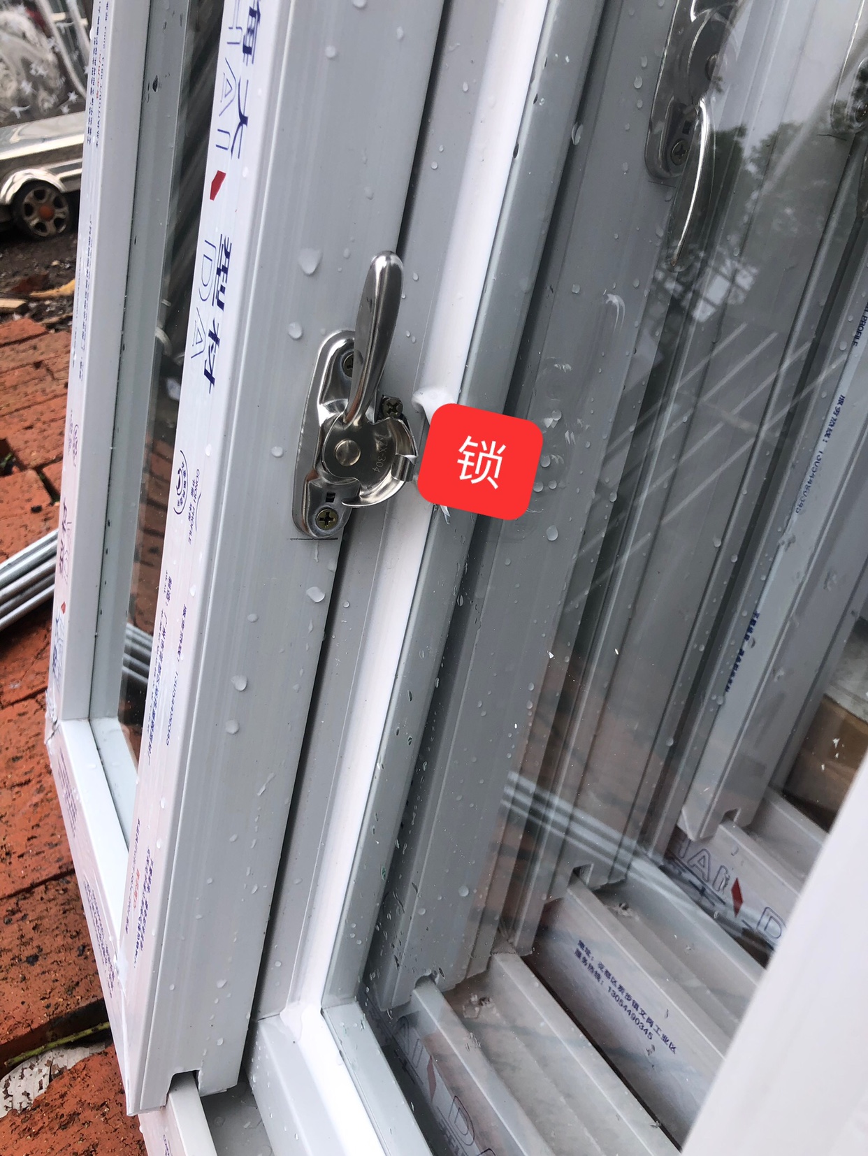 塑钢窗定制厕所窗户小窗双轨道60型白色塑钢窗户板房集装箱窗工厂(图3)