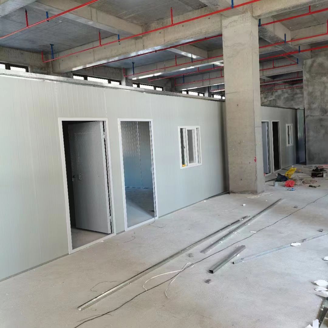 塑钢pvc窗户活动板房门窗集装箱净化车间夹心板用窗户(图13)