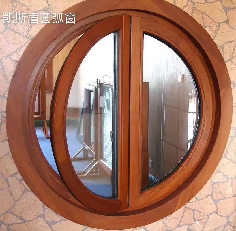 北京铝包木门窗纱一体系统窗封阳台平开隔音窗厂家直销阳光房定制(图2)