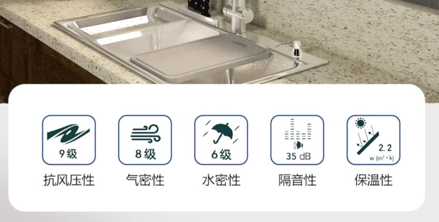 CL76断桥铝系统门窗钢轨推拉窗平移窗铝合金隔音窗封阳台定制厂家(图2)