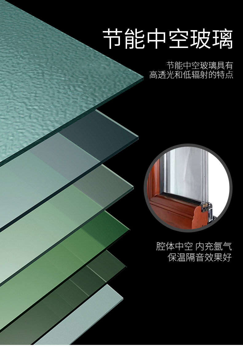 源头工厂北京铝包木门窗定制隔音密封静音窗户木包铝阳光房(图10)