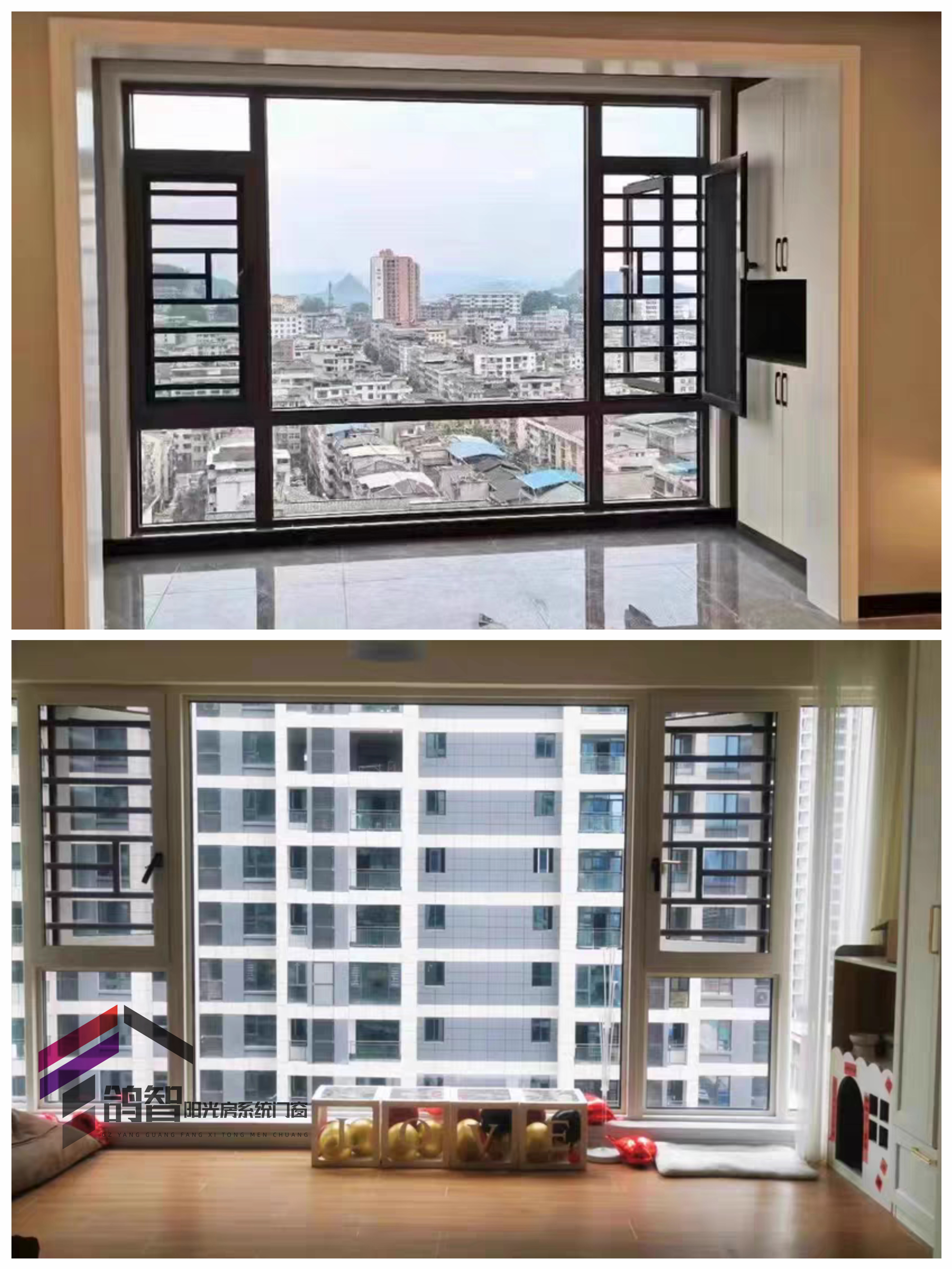 常州无锡封阳台断桥铝合金落地隔音玻璃隔热露台别墅系统门窗定制(图24)